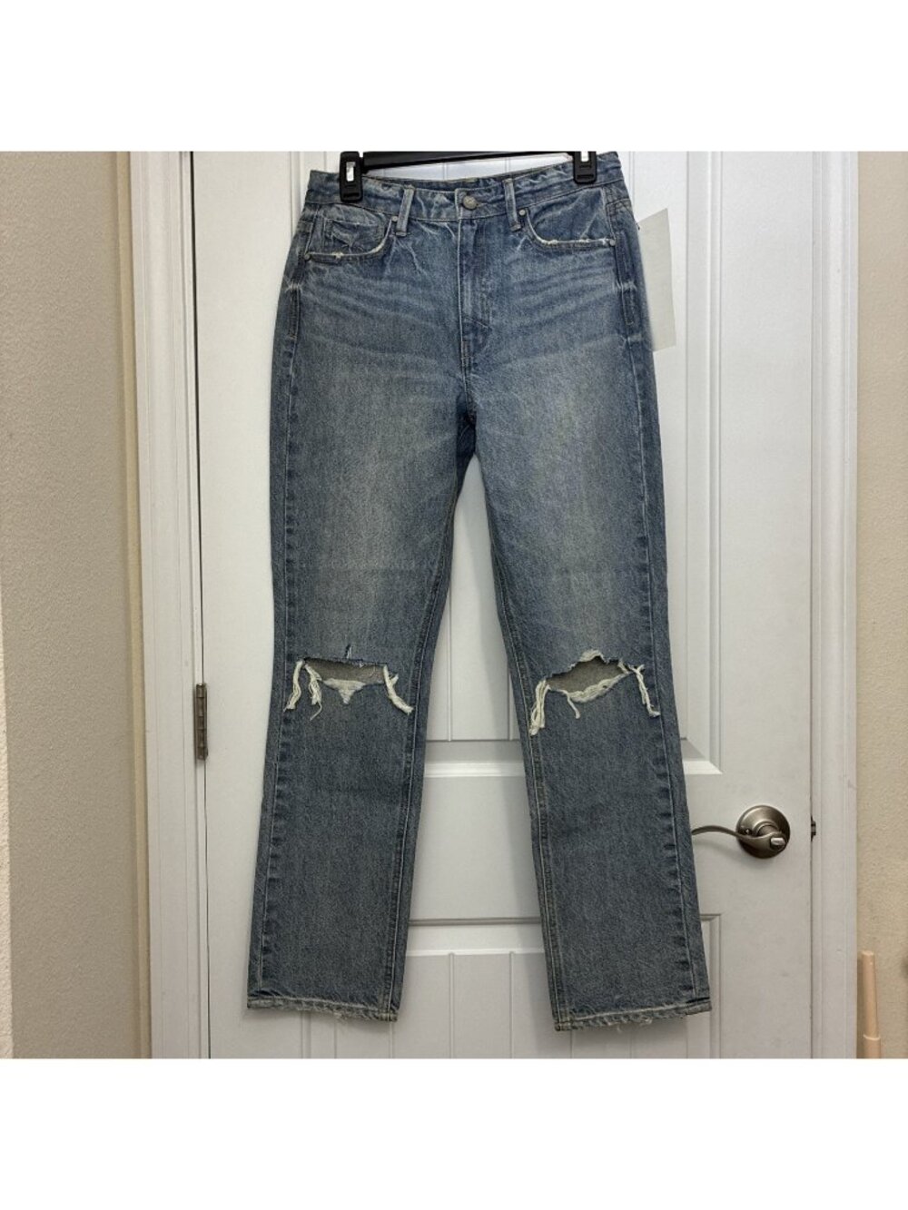 Unpublished Jean Company Sample Distressed Jeans 29” X 30” Rise Is 11”